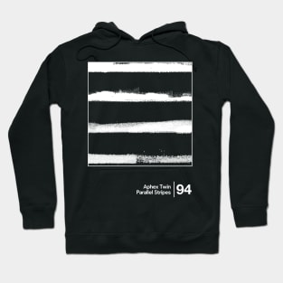 Aphex Twin - Parallel Stripes / Minimalist Style Graphic Design Hoodie